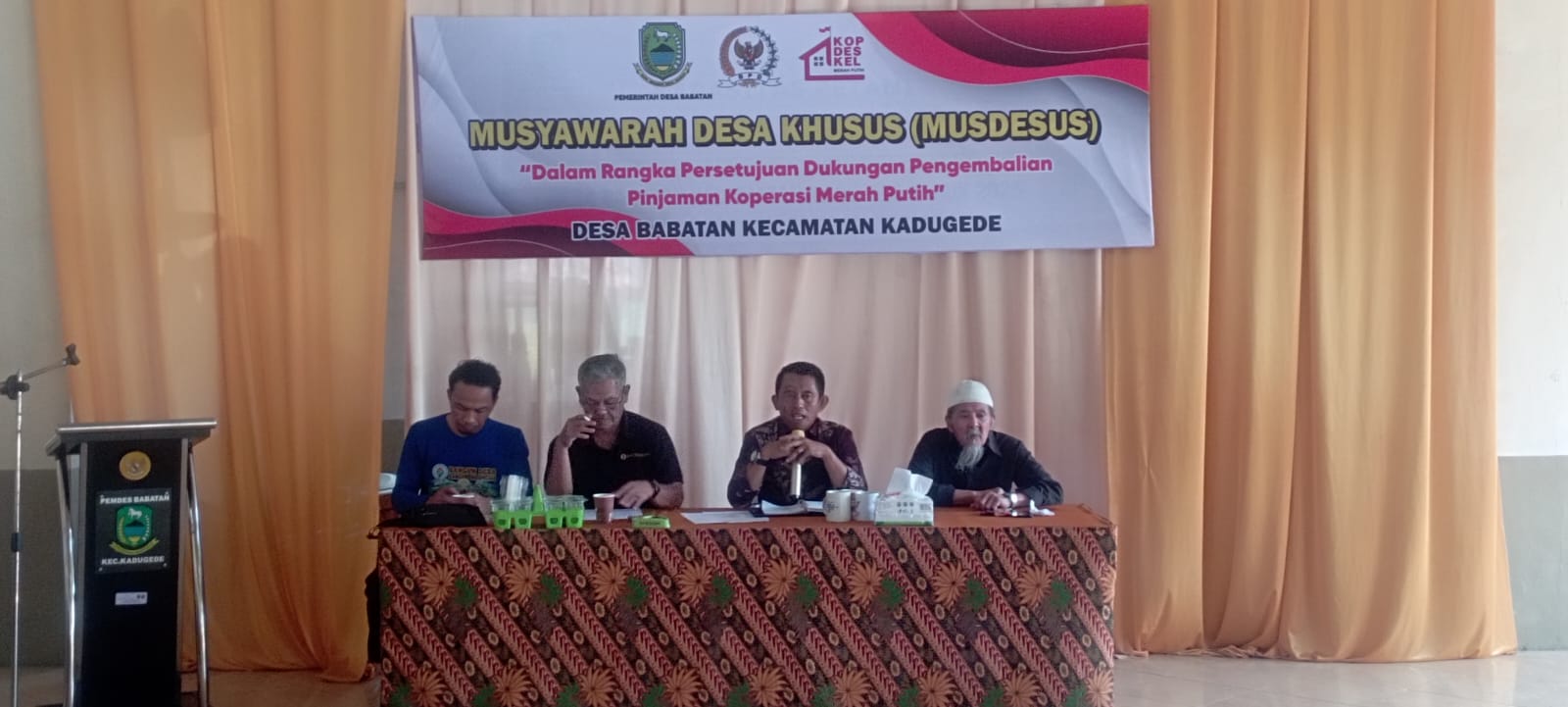 Desa Babatan Gelar Musdesus Koperasi Desa Merah Putih